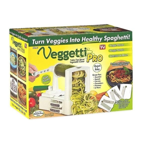 NIB Veggetti Pro Spiralizer Spiral Slicer Cutter Vegetable Zoodle Spaghetti - Picture 1 of 8